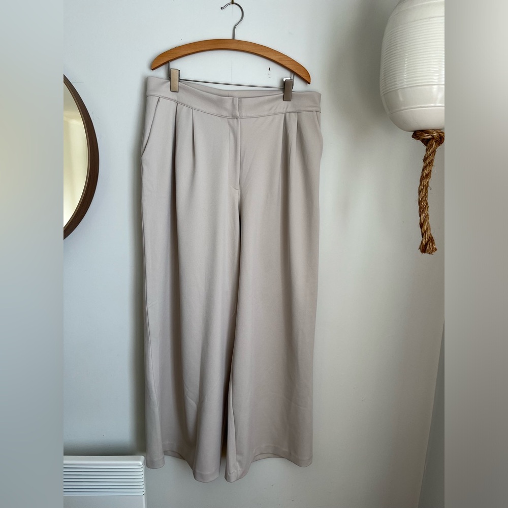 H&M Elegant Cream Women's Pants